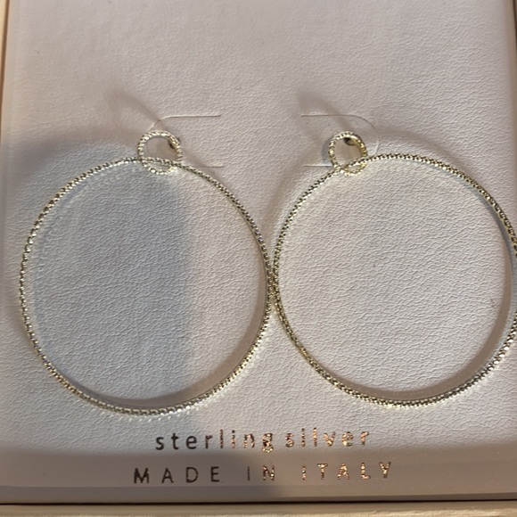 Mia Fiore Jewelry - 🆕 Mia Fiore Sterling Silver Hoop Earrings